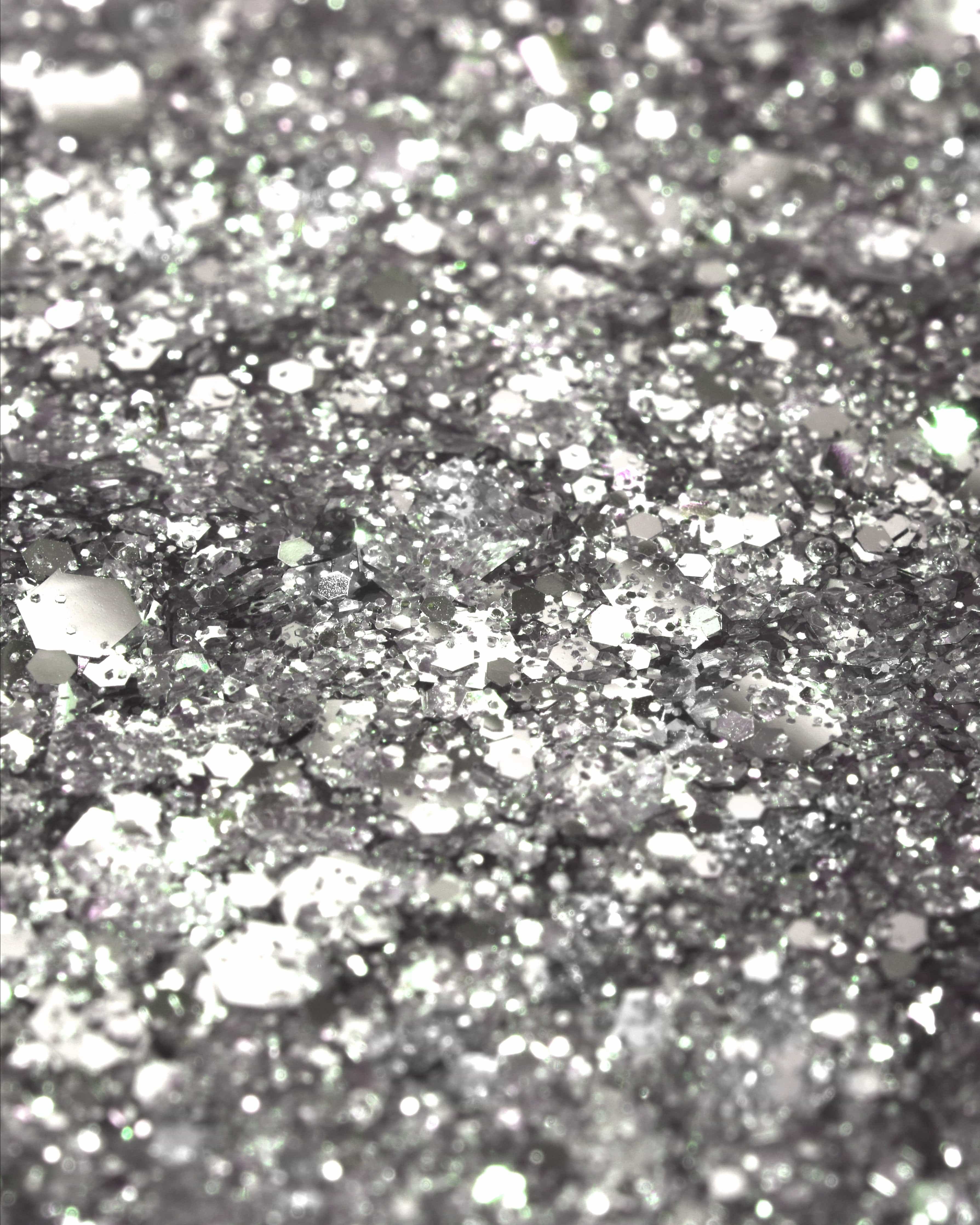 Glitter Effect Nail Paint | Stardust Silver - Image 5