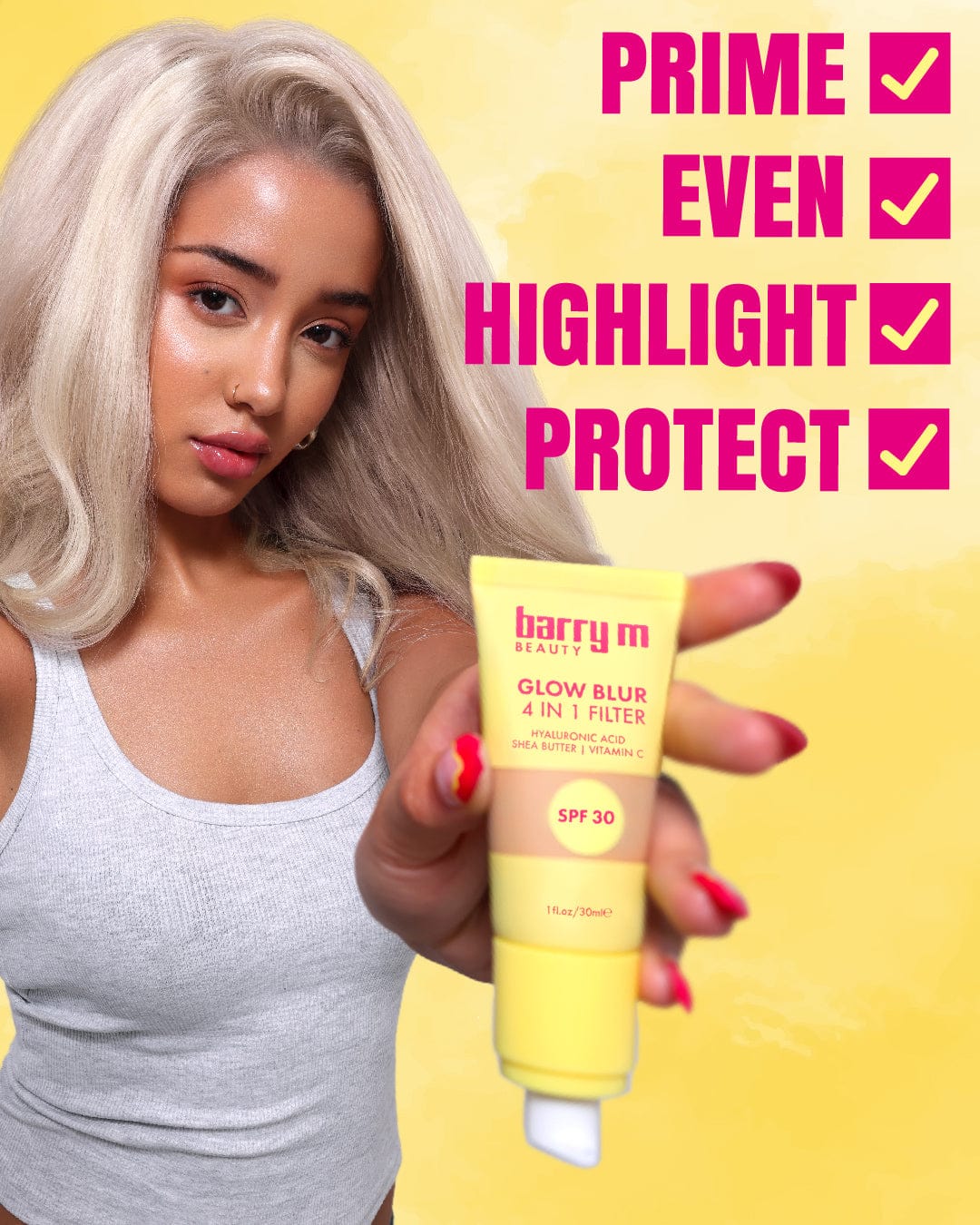Barry M Glow Blur 4-in-1 Filter with SPF 30 | Deep - Image 7