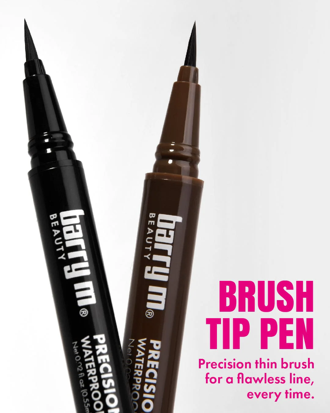 Precision Liquid Liner Waterproof Brush Tip Pen | Brown - Image 7